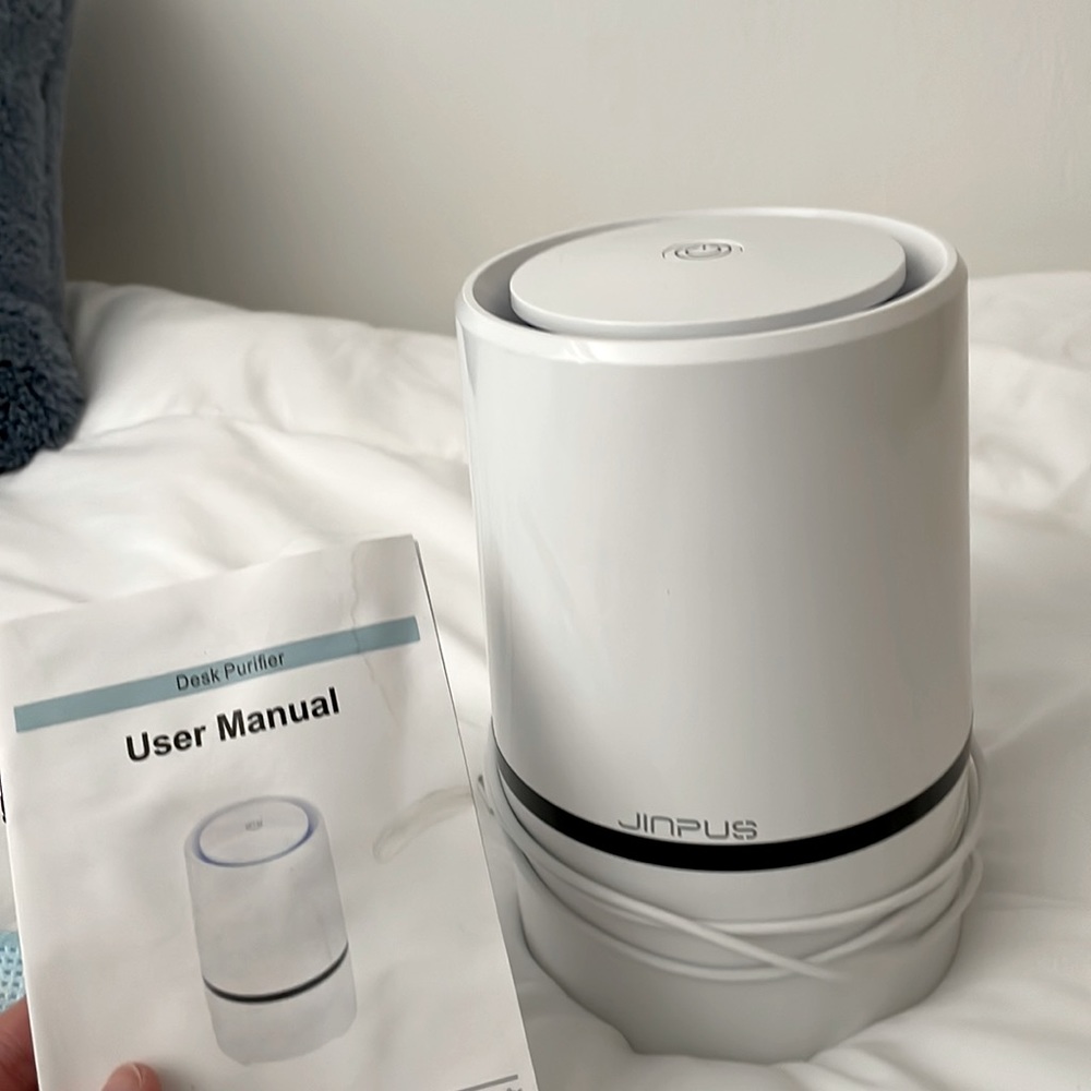 JINPUS Air Purifier Small Portable Air Cleaner for Bedroom with HEPA Filter